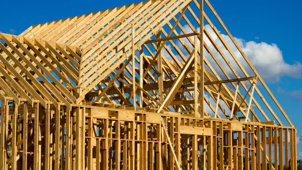 House Framed New Construction