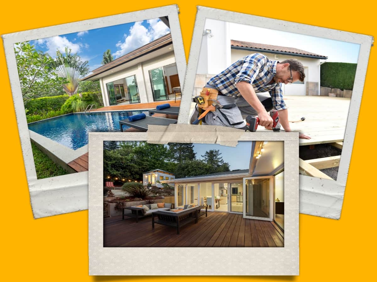 Deck Building Collage 