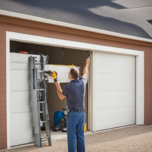 repair a broken garage door