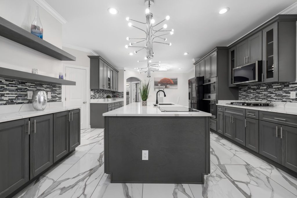 Dark Colored Kitchen Cabinets