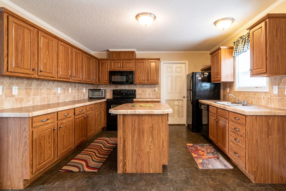 Small Kitchen With Wood Theme
