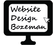 website design Bozeman logo black