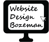 website design Bozeman logo black
